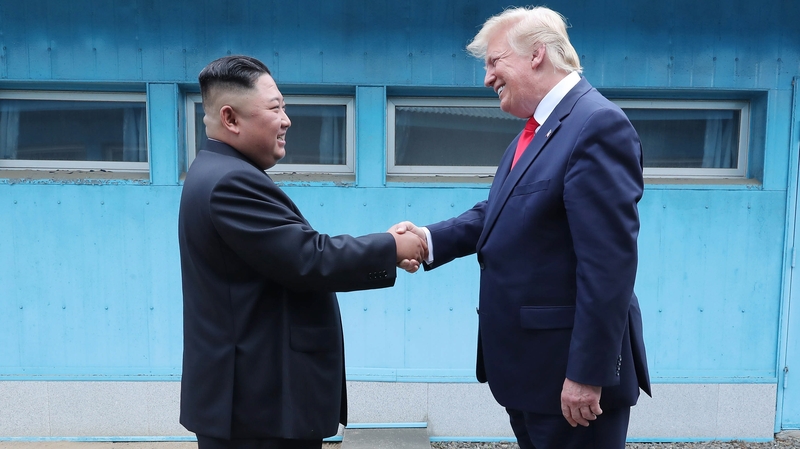 The North Korean complaint came just days after Donald Trump and Kim Jong-un met at the demilitarised zone