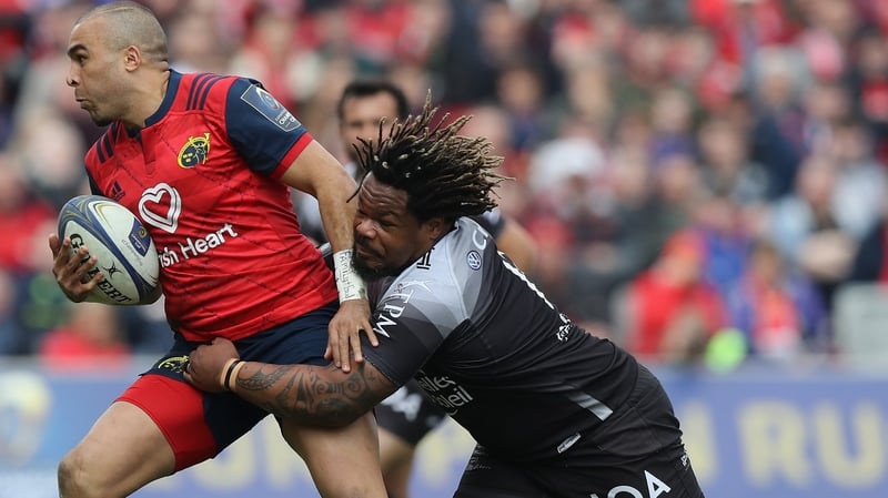 Mathieu Bastareaud in action against Munster in 2018