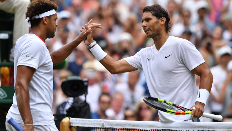 Rafal Nadal dispatched Jo-Wilfried Tsonga in straight sets