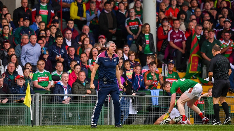 Walsh shows his feelings on the sidelines