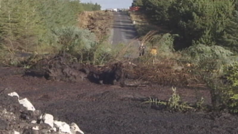 Sciorradh mór talún i nDaraidh Braoin, 2003