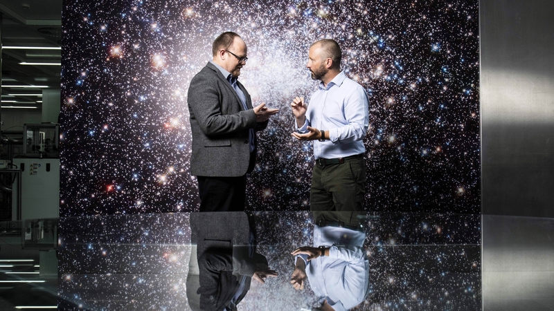 William Scanlon from Tyndall National Institute and Brad Wrigley from Varadis making the announcement