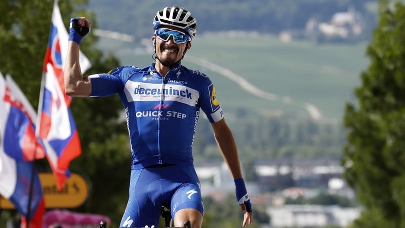 Julian Alaphilippe earned his 11th victory of the year