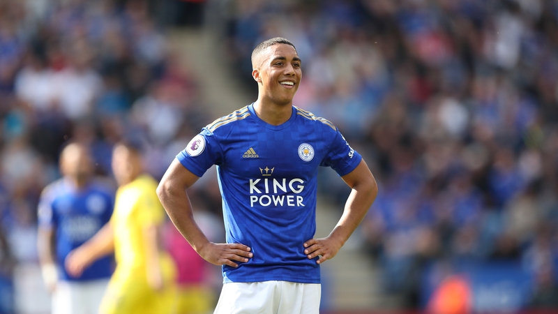 Youri Tielemans in action for the Foxes this year