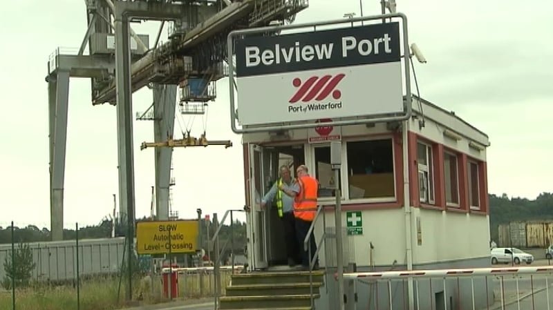 The route is container-based rather than used by roll-on roll-off hauliers