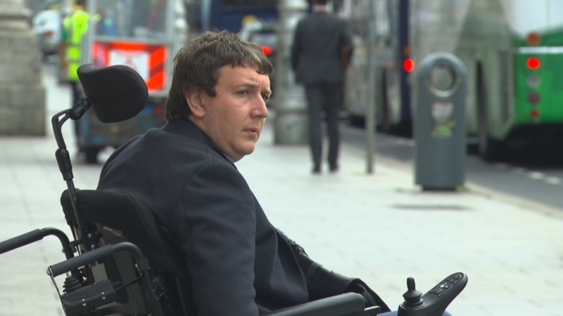Andrew Curtin suffered life-changing injuries in the fall