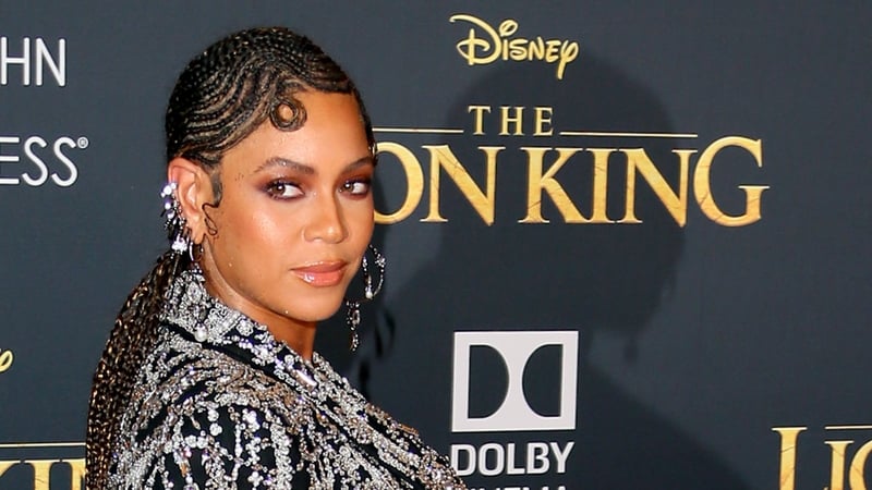Beyoncé at the US premiere of The Lion King