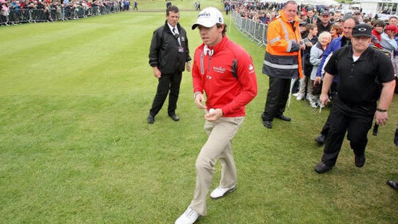 Rory McIlroy playing the Irish Open at Royal Portrush in 2012