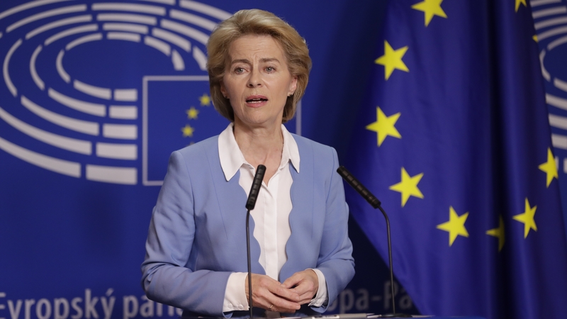 Ursula von der Leyen warned London that it must take responsibility for "sorting out" Brexit