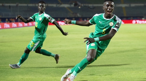 The Everton midfielder struck after 69 minutes before Olivier Verdon was dismissed for Benin late on