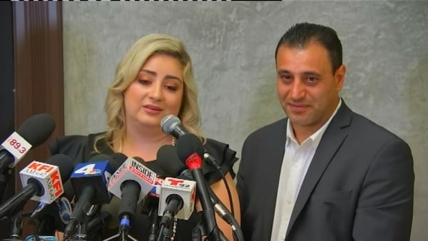 Anni and Ashot Manukyan said a complete stranger in New York gave birth to their child