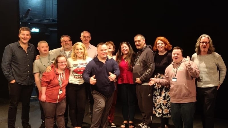 Mark Smith (navy top) has been working with actors and directors