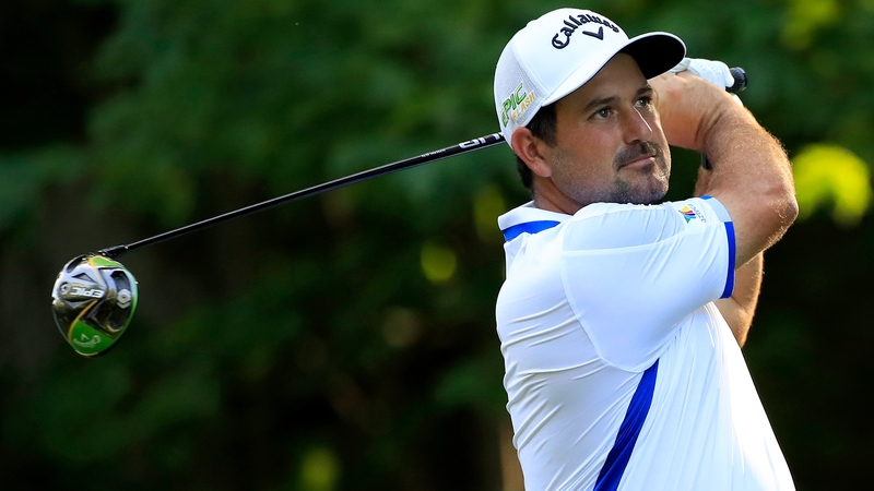 Roberto Diaz leads the John Deere Classic
