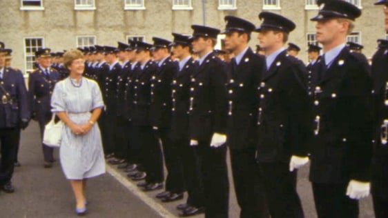 Garda Passing Out Parade in Templemore (1984)