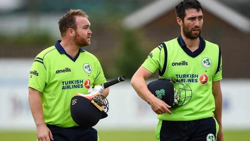 Andrew Balbirnie (right) and Paul Stirling