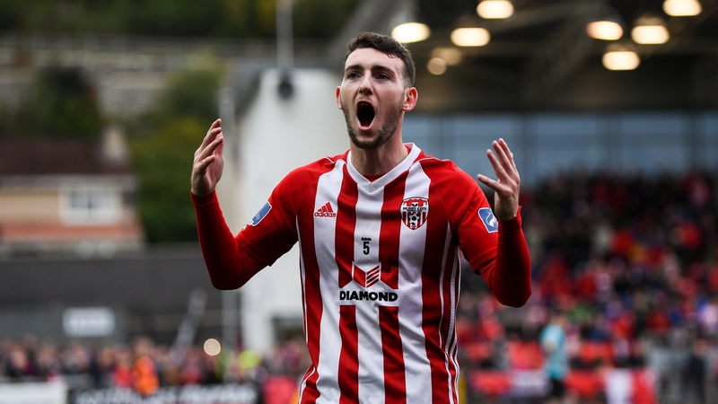 Jamie McDonagh was one of those who close to breaking the deadlock for Derry