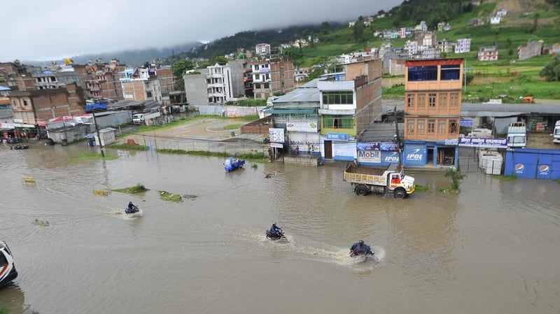 Heavy rains since Thursday have hit several districts in Nepal