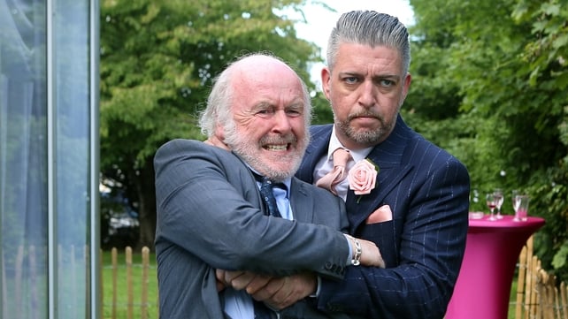 Carol's father Trigger (Mark Lambert) tried to ruin their big day