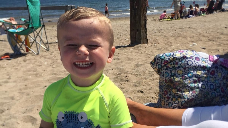 Aishling Higgins said her son 'has a big smile on his face every day'
