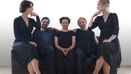 Exotic instrumentation: Ensemble Supersonus with Marco Ambrosini, second from right.