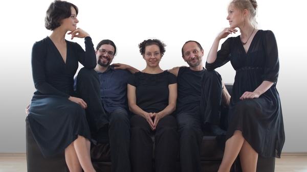 Exotic instrumentation: Ensemble Supersonus with Marco Ambrosini, second from right.