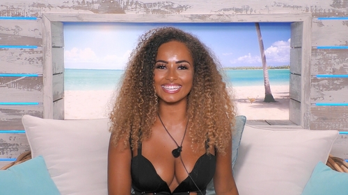 Amber asked to go on a date by newcomer Greg on Love Island