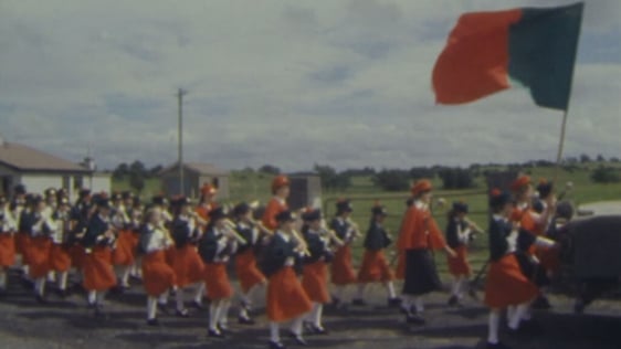 Participants in Land League Centenary parade, Straide, Co. Mayo (1979)