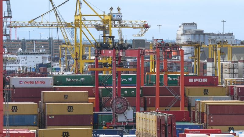 The value of goods exports reached €20.2bn during the month, up 37% on same time last year.