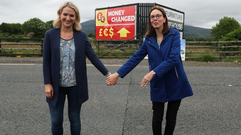 Amelie de Montchalin (R) said the Withdrawal Agreement is not up for re-negotiation