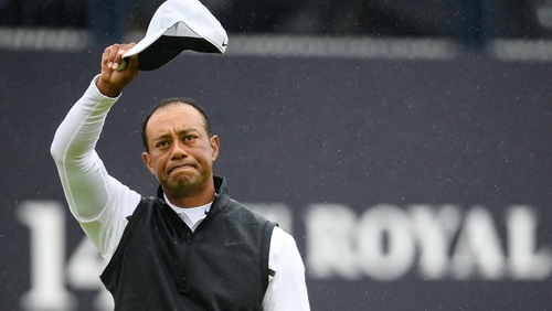 Toger Woods finished on six-over-par for the torunament