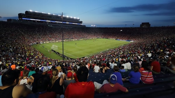 Over 40,000 packed in to watch the European sides in action