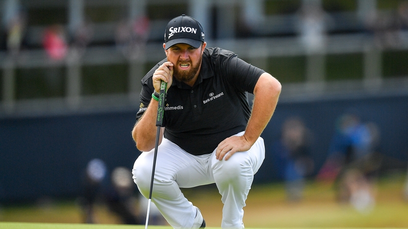 Shane Lowry is leading at The Open Championship