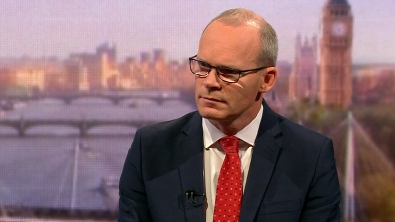 Simon Coveney said the North has more to lose from a no-deal scenario than anywhere else