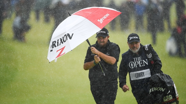 Lowry battles the elements on the final day