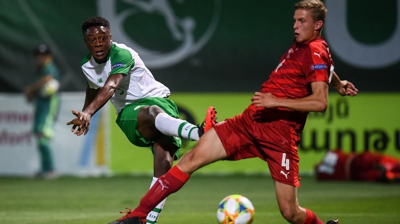 Jonathan Afolabi scores Ireland's opener