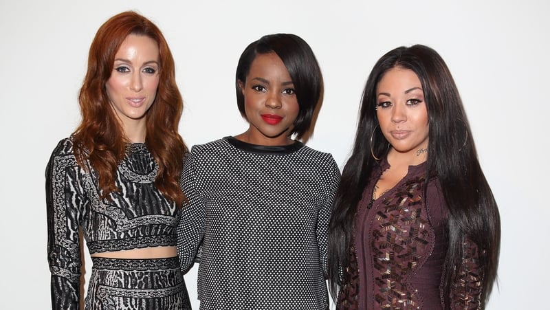 The original Sugababes: Siobhan Donaghy, Keisha Buchanan and Mutya Buena