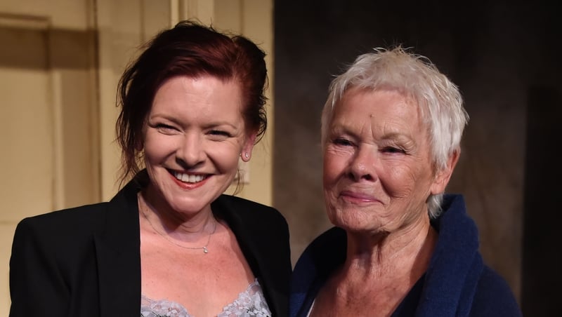 Finty Williams and Judi Dench