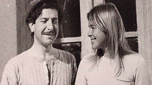 Leonard Cohen and Marianne Ihlen on Hydra (Picture Aviva Layton)