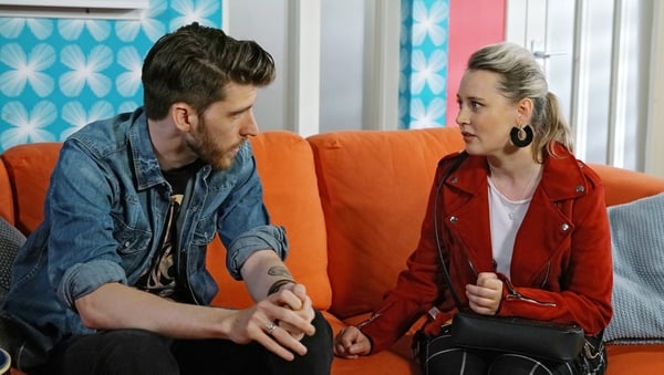 Erica and Philip have a heated chat