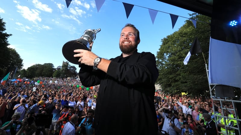 Shane Lowry in Clara this evening