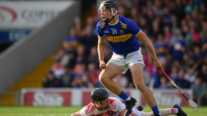 Kian O'Kelly after scoring Tipperary's second goal against Cork