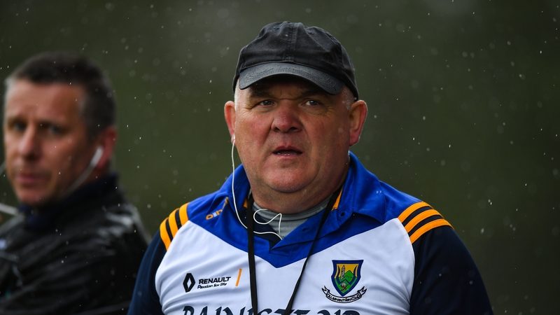John Evans during his final game in charge against Leitrim
