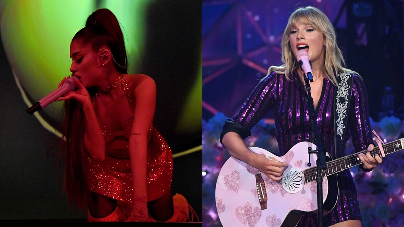 Ariana Grande and Taylor Swift - Ten nominations apiece