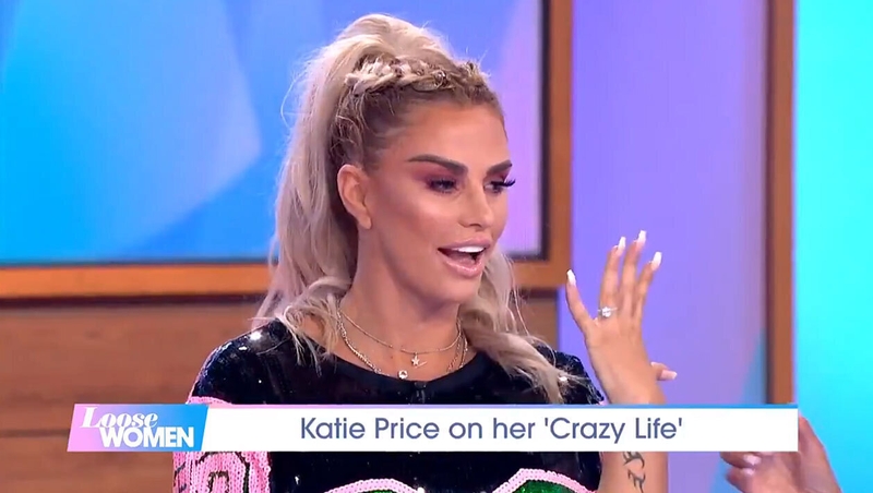 Katie Price reveals engagement on Loose Women