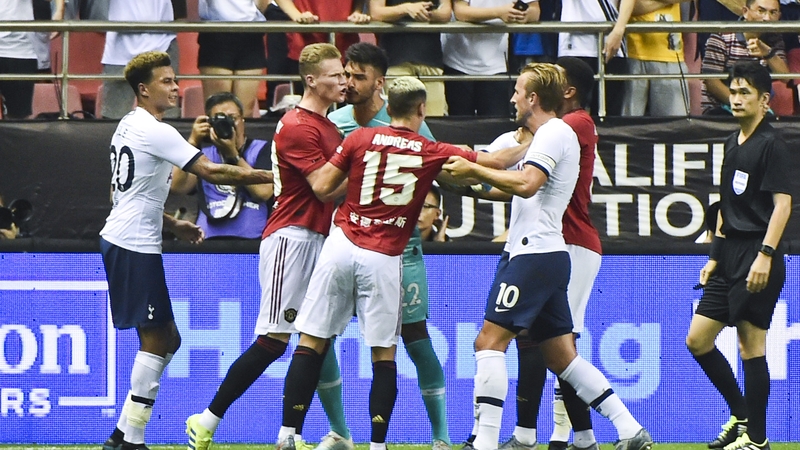 United won a tense game in China