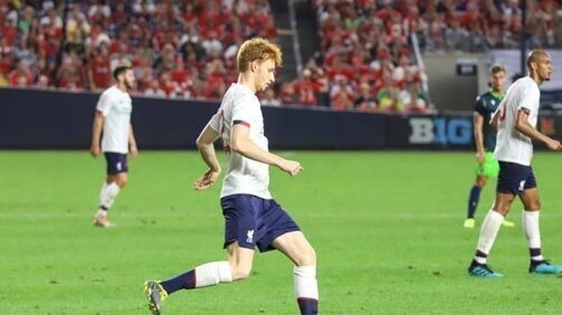 Sepp van den Berg saw some action at Yankee Stadium