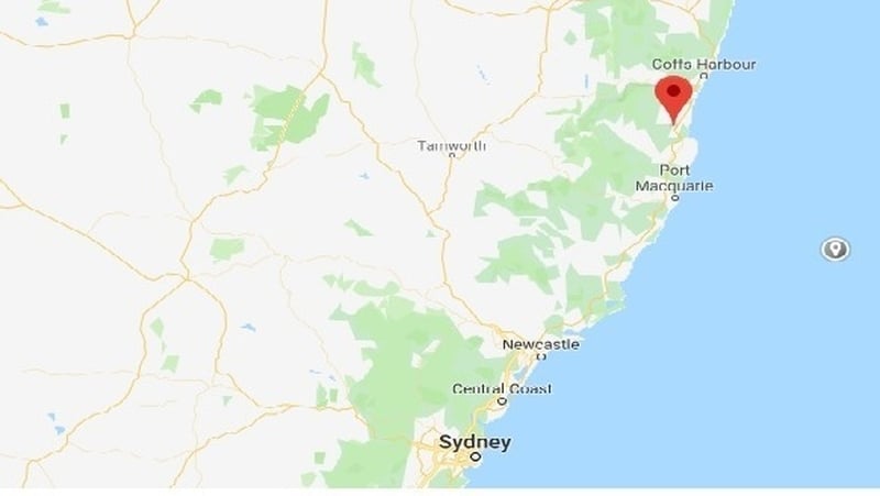 The crash happened on the Pacific Highway near Forster (Pic: Google maps)