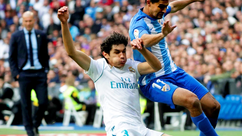 Vallejo in action for Madrid