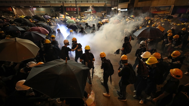 Protesters had braced for a potential backlash from Beijing