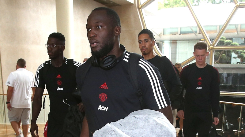 Lukaku has played no part in United's pre-season games
